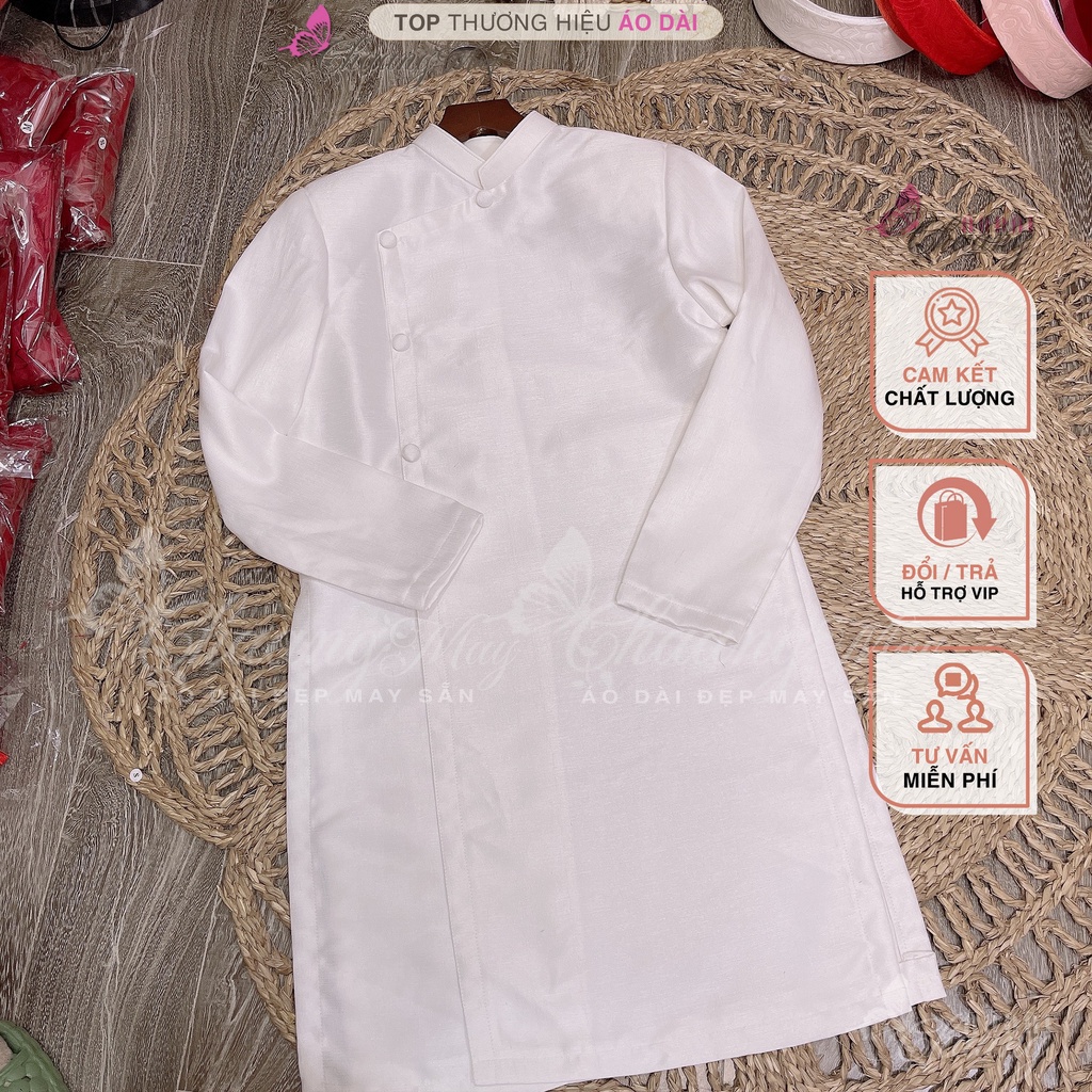 Áo dài nam cách tân form vestton Chaang May sẵn dáng áo truyền thống phù hợp dự tiệc cước lễ tết đẹp ADC135