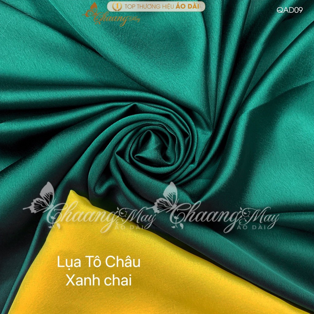Quần mặc áo dài cách tân nữ truyền thống lụa Tô Châu may sẵn suông ống rộng thoáng mềm dự tiệc cưới lễ tết đẹp QAD09