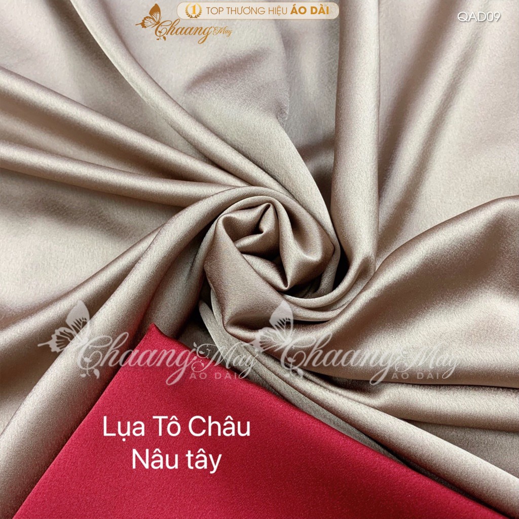 Quần mặc áo dài cách tân nữ truyền thống lụa Tô Châu may sẵn suông ống rộng thoáng mềm dự tiệc cưới lễ tết đẹp QAD09