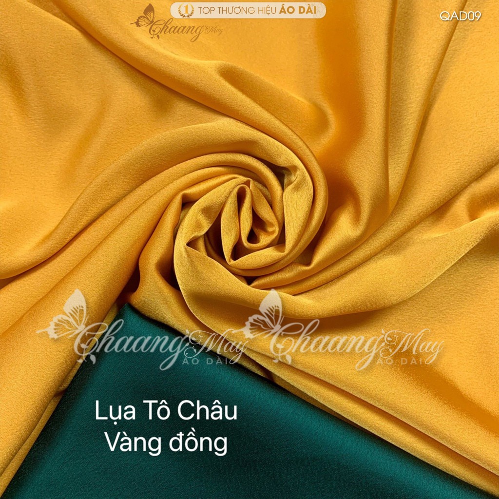 Quần mặc áo dài cách tân nữ truyền thống lụa Tô Châu may sẵn suông ống rộng thoáng mềm dự tiệc cưới lễ tết đẹp QAD09
