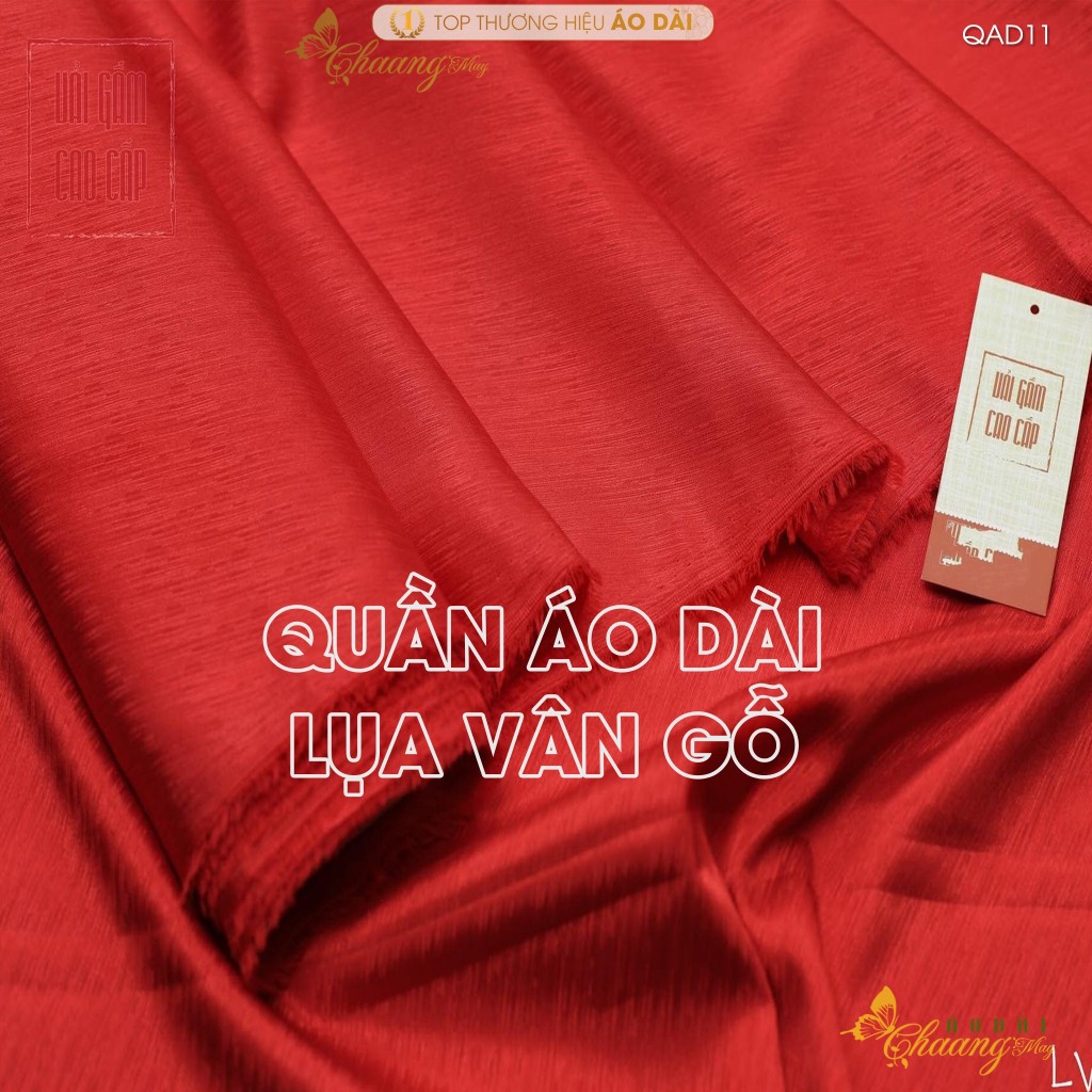 Quần mặc áo dài cách tân nữ truyền thống lụa Vân Gỗ may sẵn suông ống rộng thoáng mềm dự tiệc cưới lễ tết đẹp QAD11