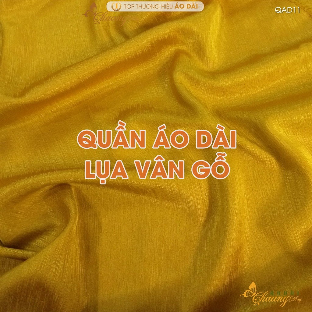 Quần mặc áo dài cách tân nữ truyền thống lụa Vân Gỗ may sẵn suông ống rộng thoáng mềm dự tiệc cưới lễ tết đẹp QAD11