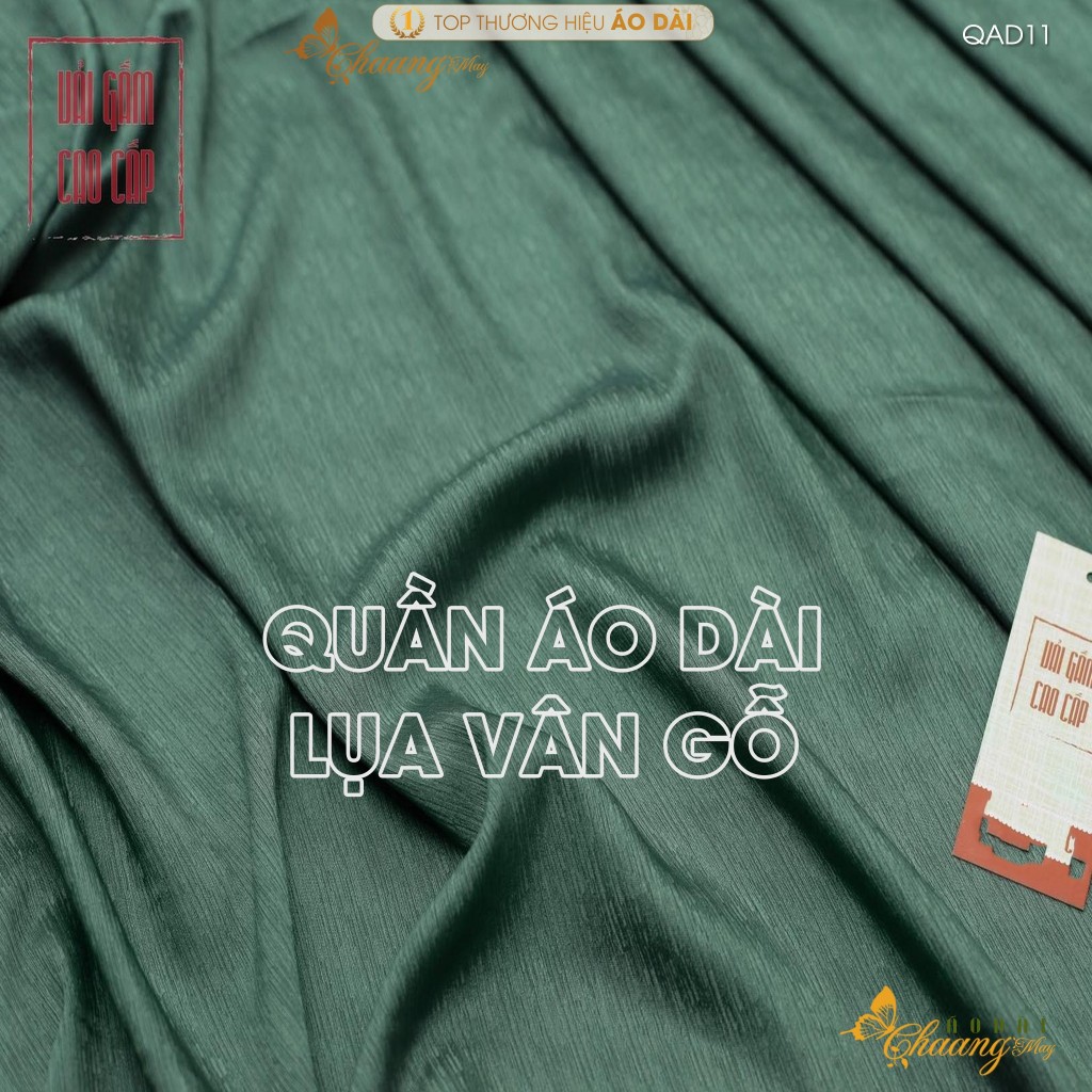 Quần mặc áo dài cách tân nữ truyền thống lụa Vân Gỗ may sẵn suông ống rộng thoáng mềm dự tiệc cưới lễ tết đẹp QAD11
