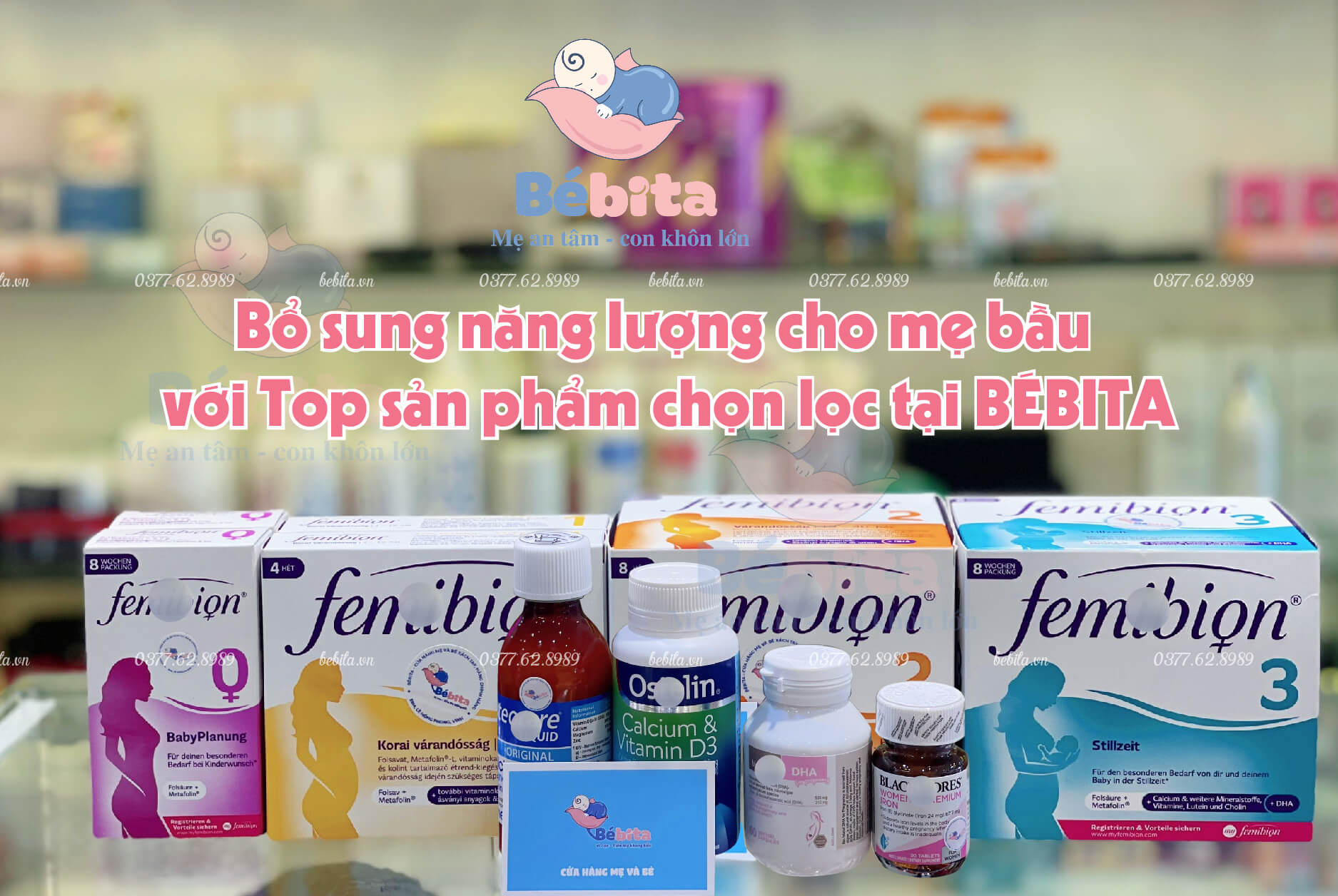 BỔ SUNG NĂNG LƯỢNG CHO MẸ BẦU VỚI TOP SẢN PHẨM CHỌN LỌC TẠI BÉBITA