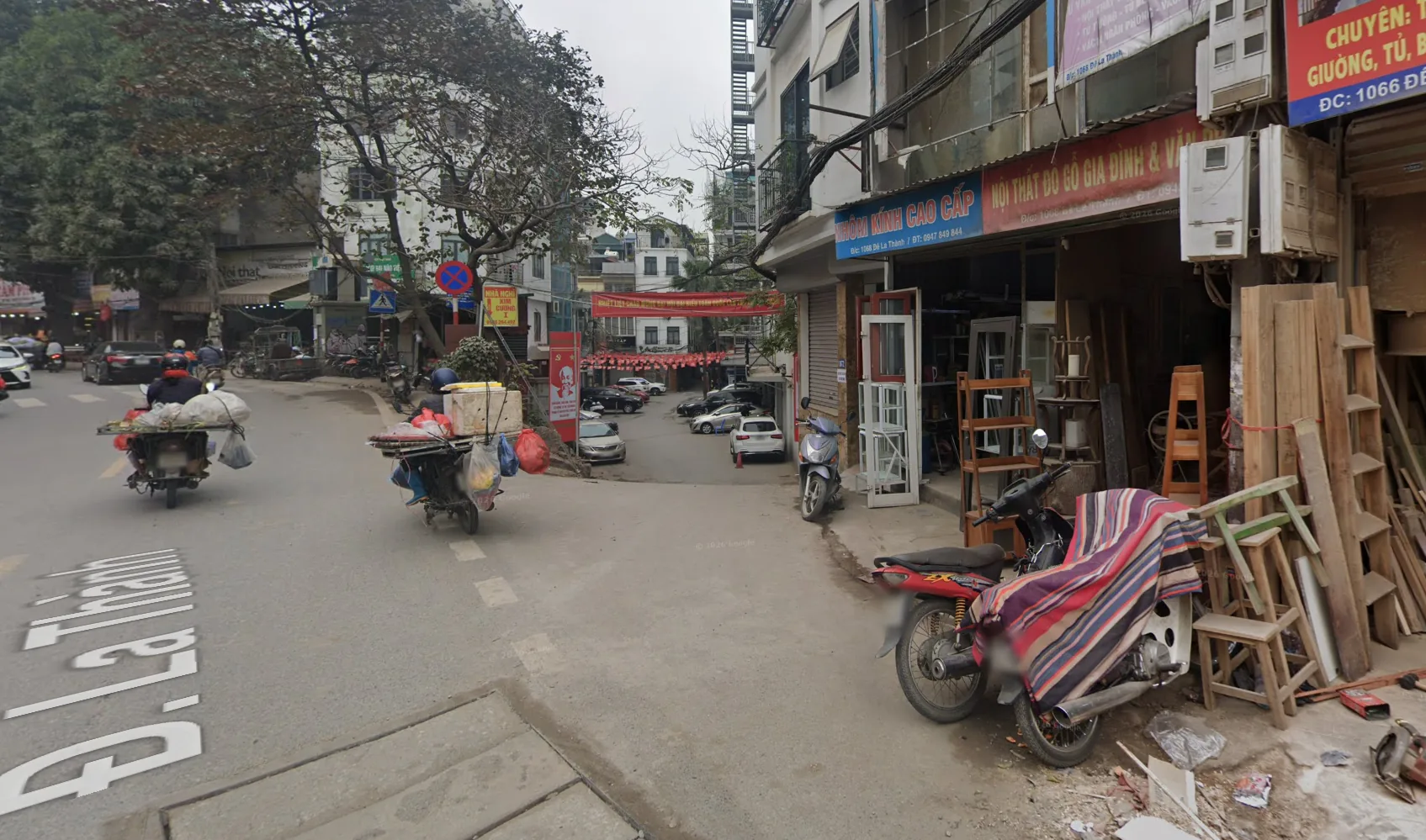 Ảnh tham khảo khu vực Đê La Thành gần lối vào KICAP