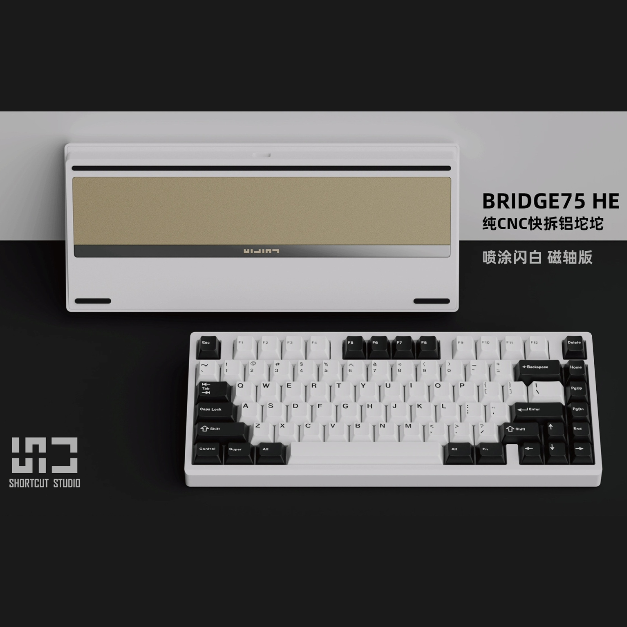 Bridge75 - Bàn phím cơ gaming khung nhôm 3 mode RGB | KICAP
