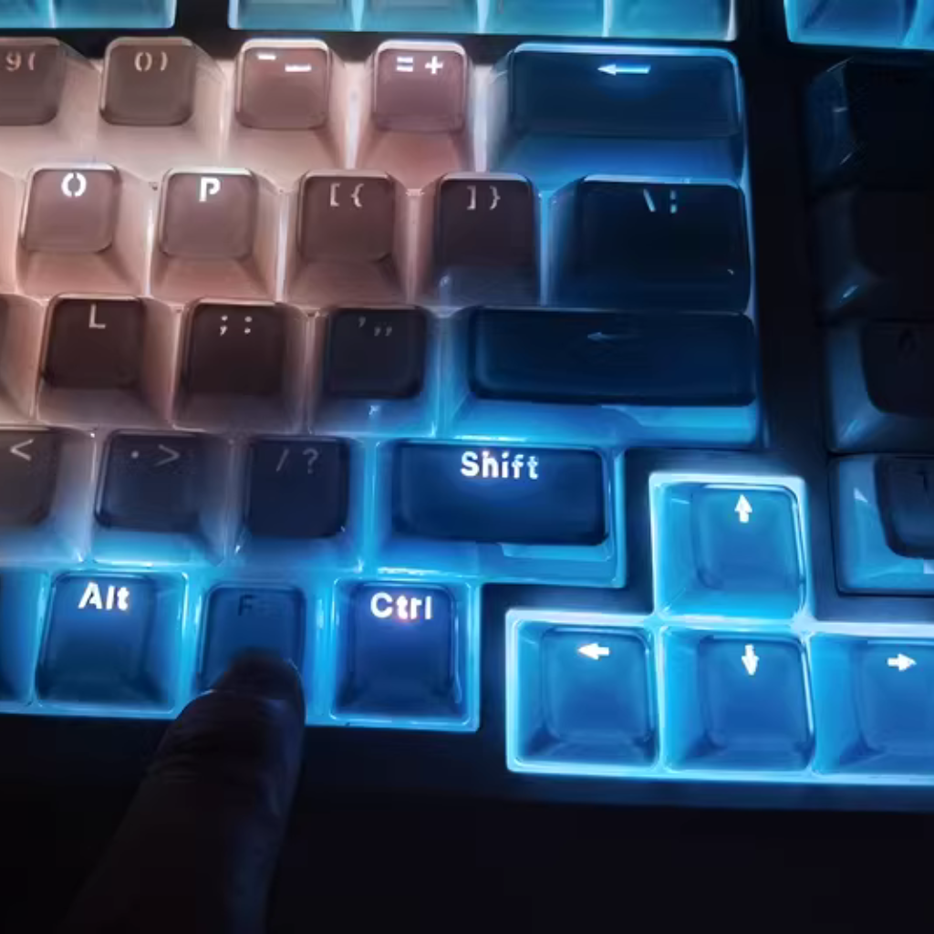 Bộ keycap Jelly Pudding xuyên led | Kicap
