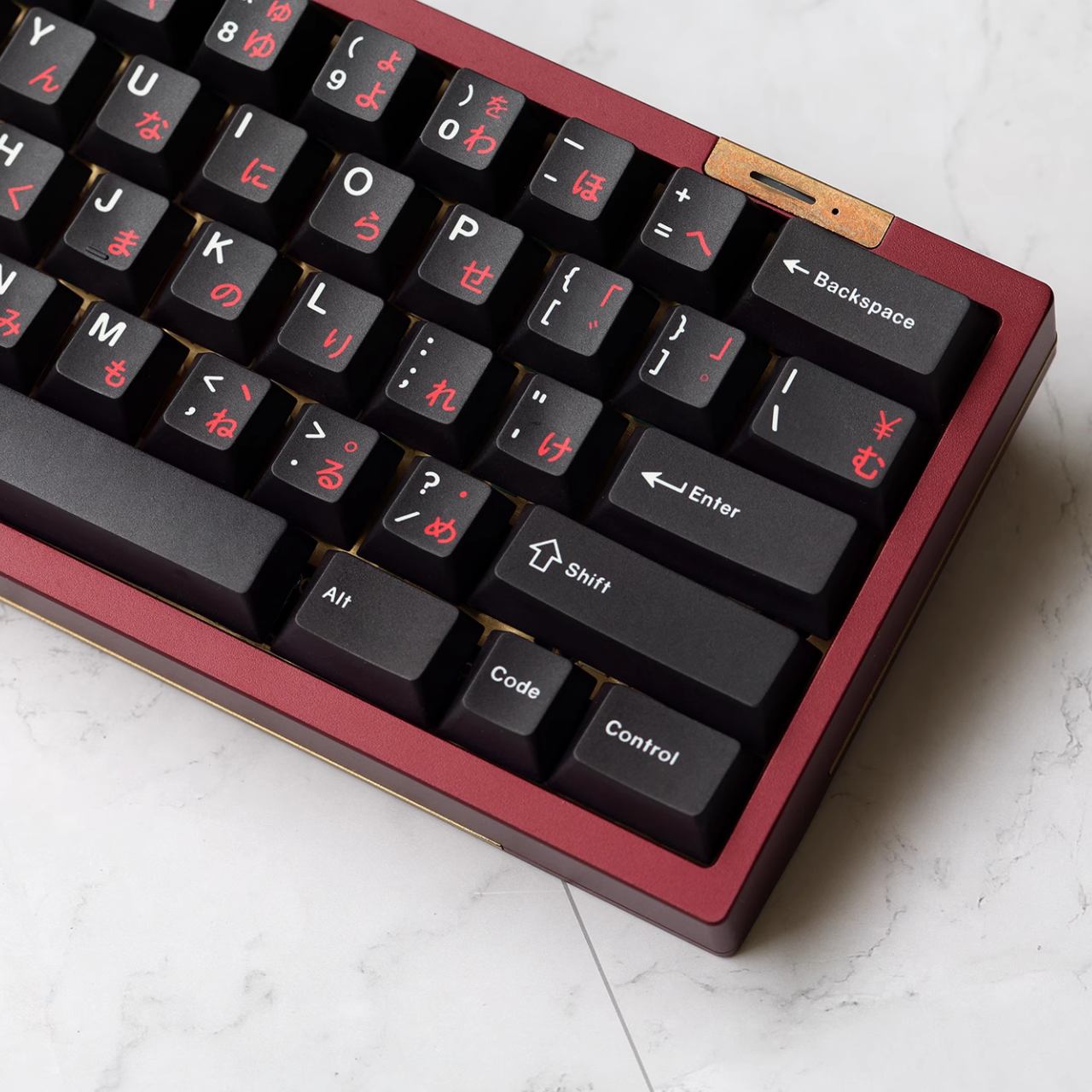 Bộ keycap cherry JKDK Red on Black | KICAP