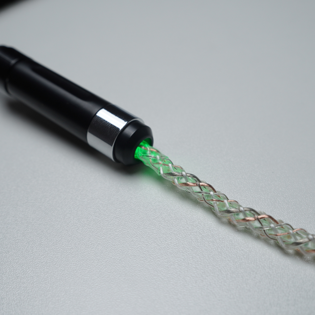 Dây cáp xoắn custom cao cấp có đèn led rgb cho bàn phím cơ | KICAP