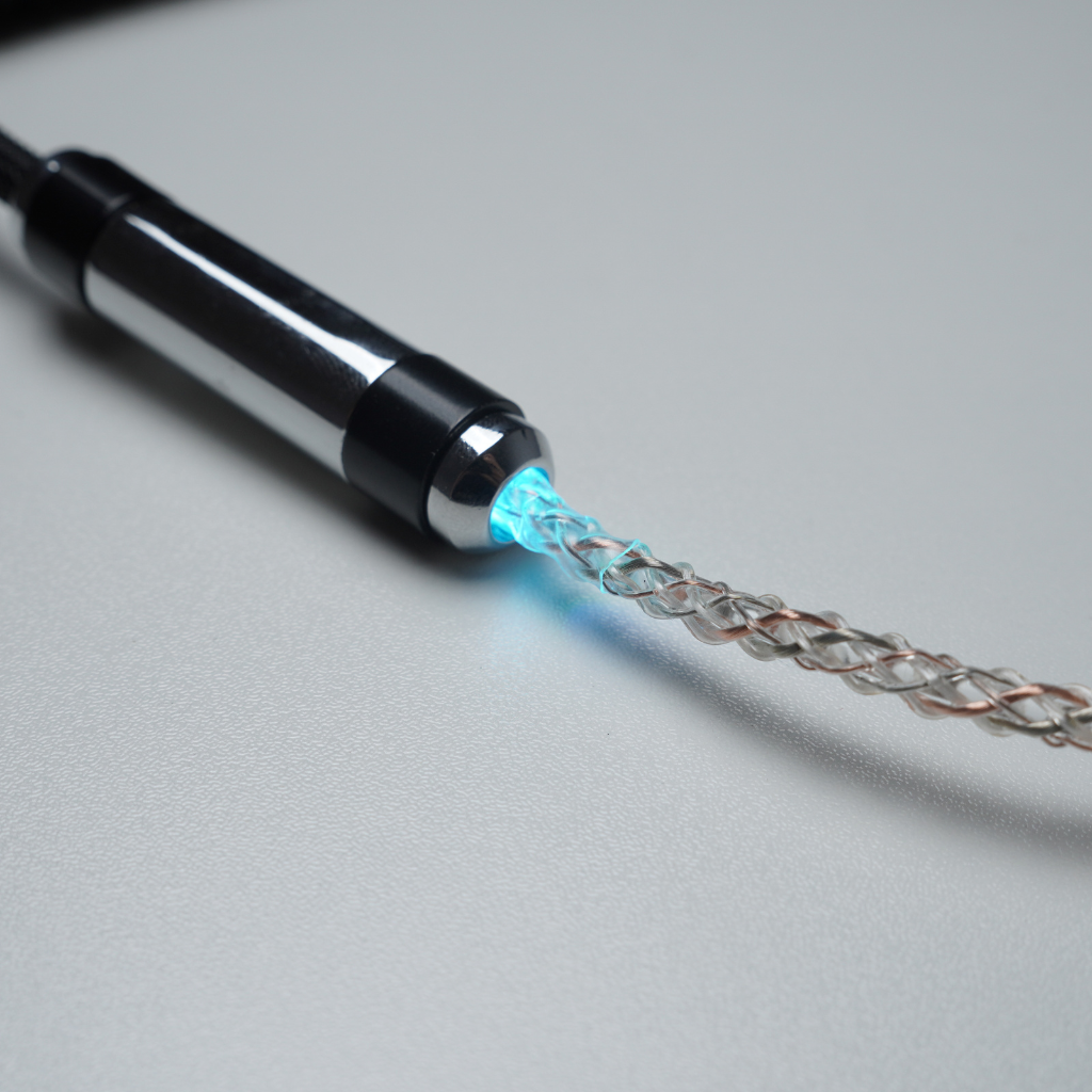 Dây cáp xoắn custom cao cấp có đèn led rgb cho bàn phím cơ | KICAP