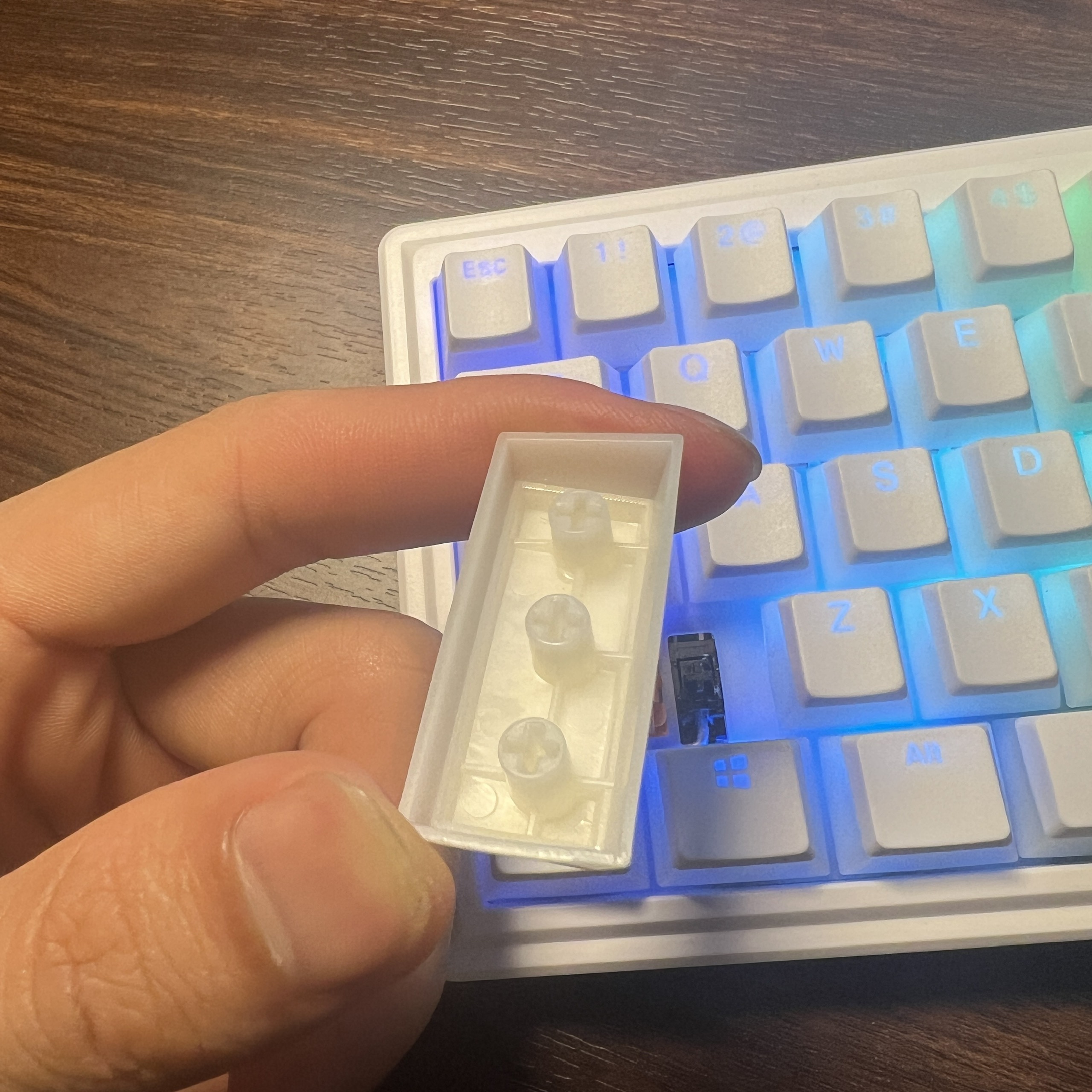 Bộ keycap xuyên led pudding pbt doubleshot | Kicap