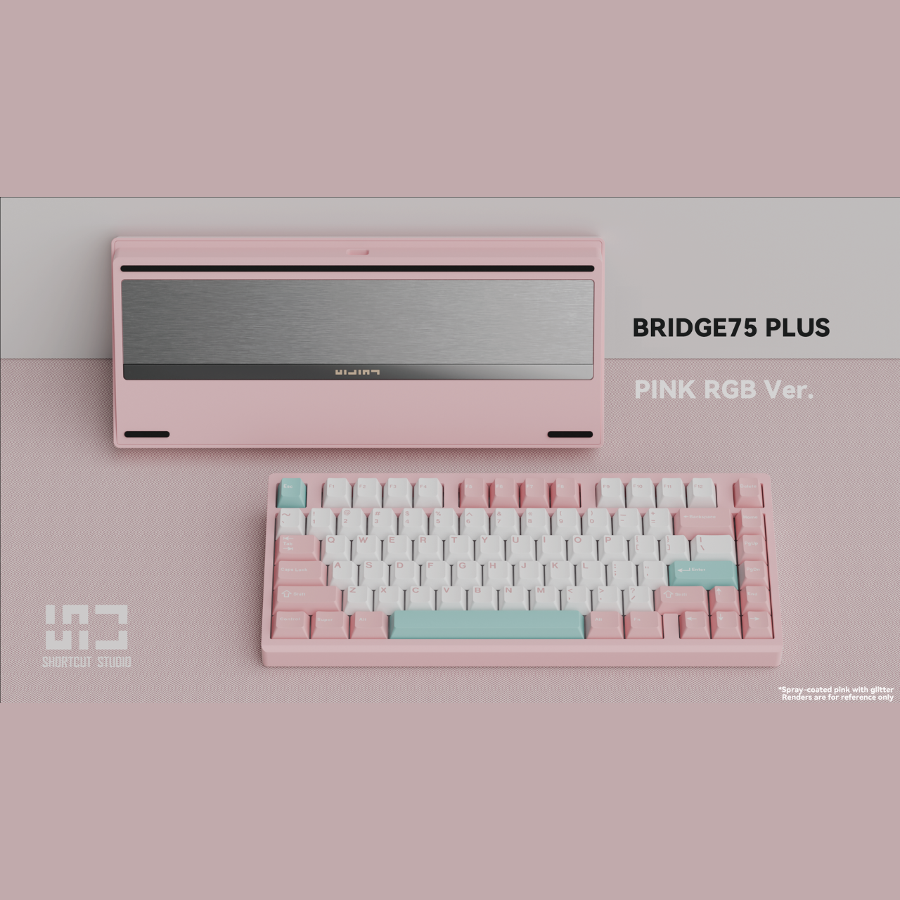 Bridge75 - Bàn phím cơ gaming khung nhôm 3 mode RGB | KICAP
