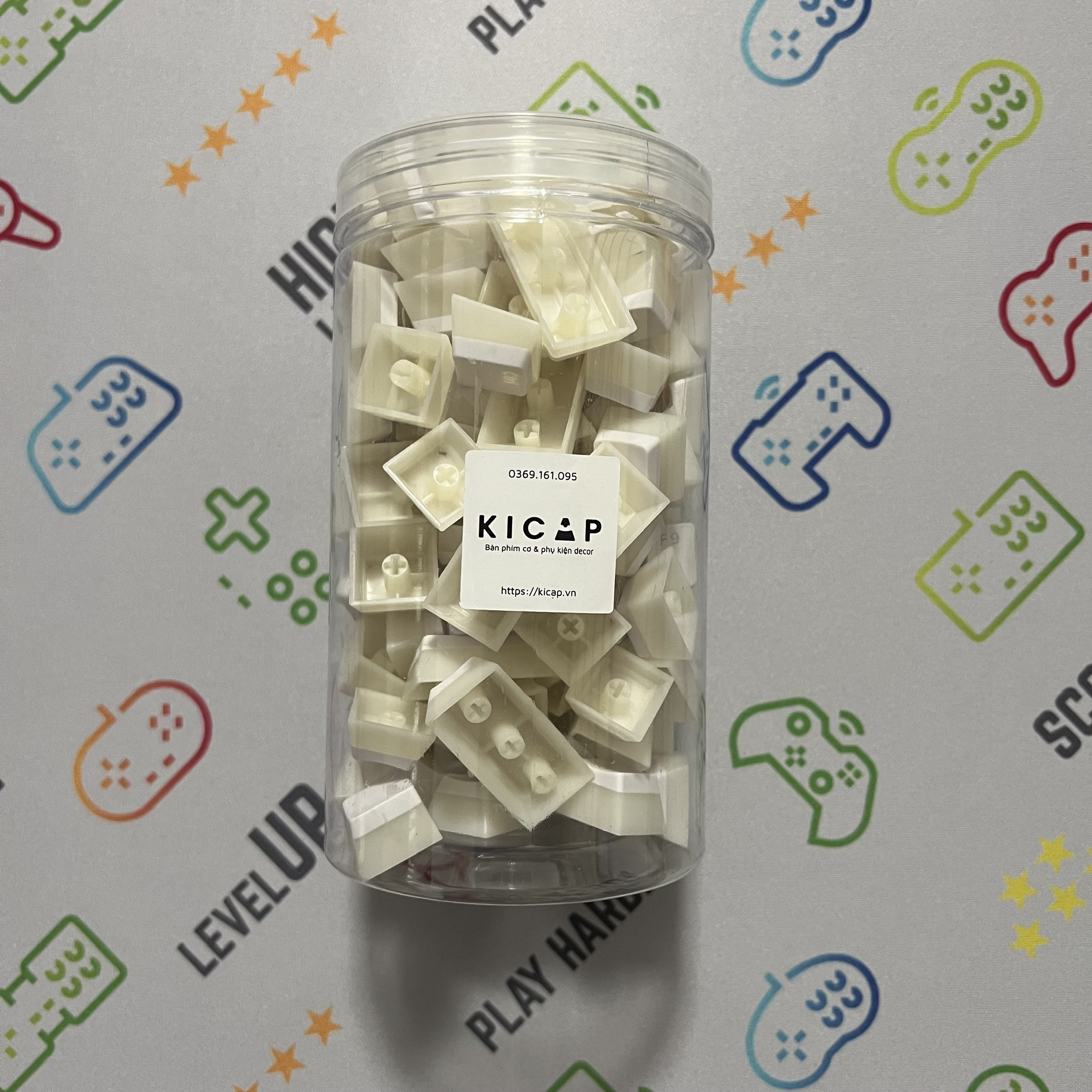 Bộ keycap xuyên led pudding pbt doubleshot | Kicap