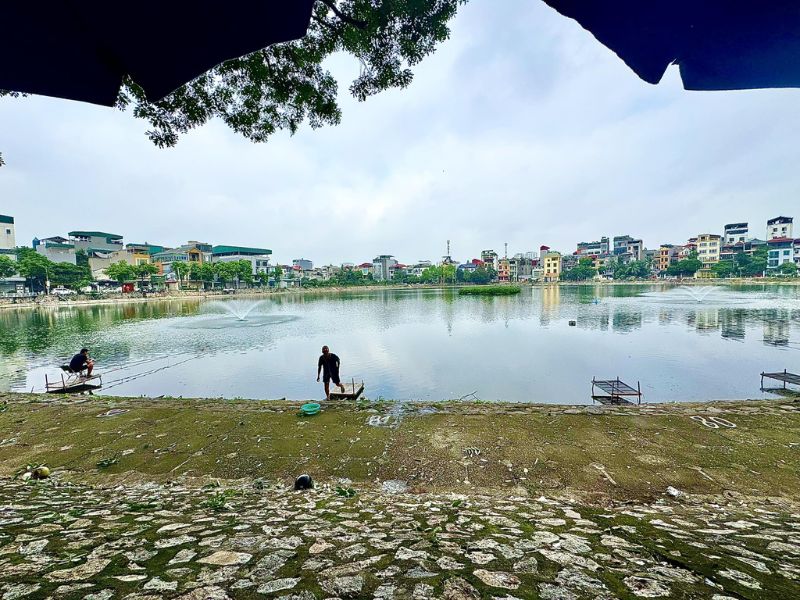 Hồ câu đài Đầm Sòi là điểm đến không thể bỏ qua