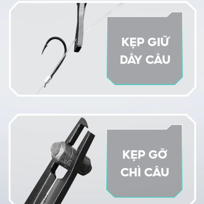 Kéo câu cá PK-44 hỗ trợ tháo chì