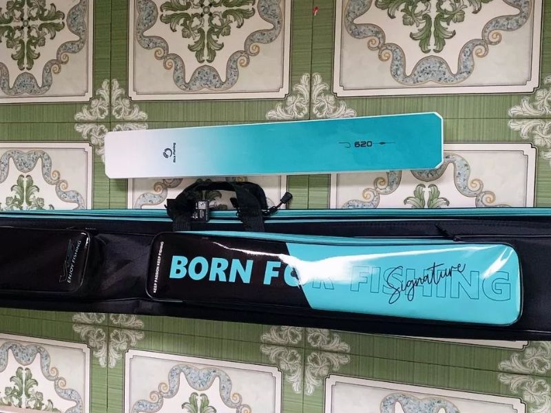 Thiết kế của túi đựng cần câu giúp tiện lợi trong quá trình sử dụng