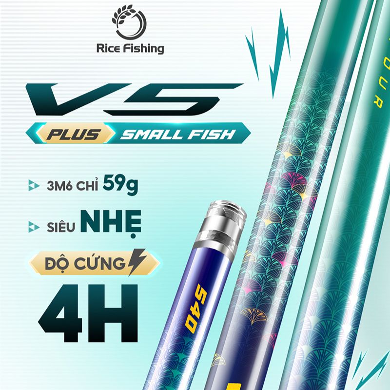 Cần câu V5 Plus Small Fish CC-55
