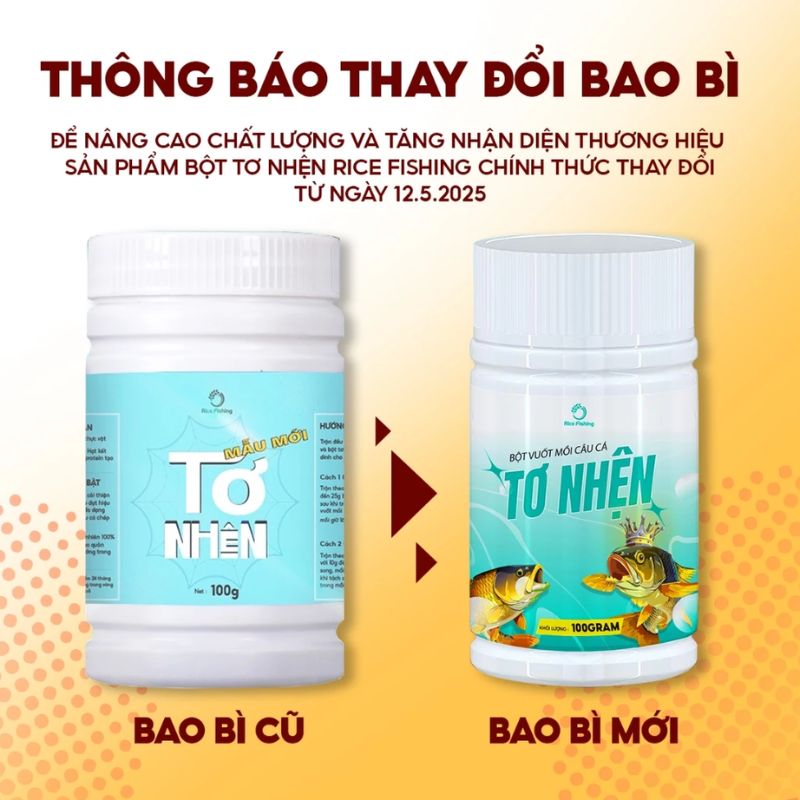 Mồi câu cá, bột tơ nhện MT-9 Rice Fishing kết dính cao