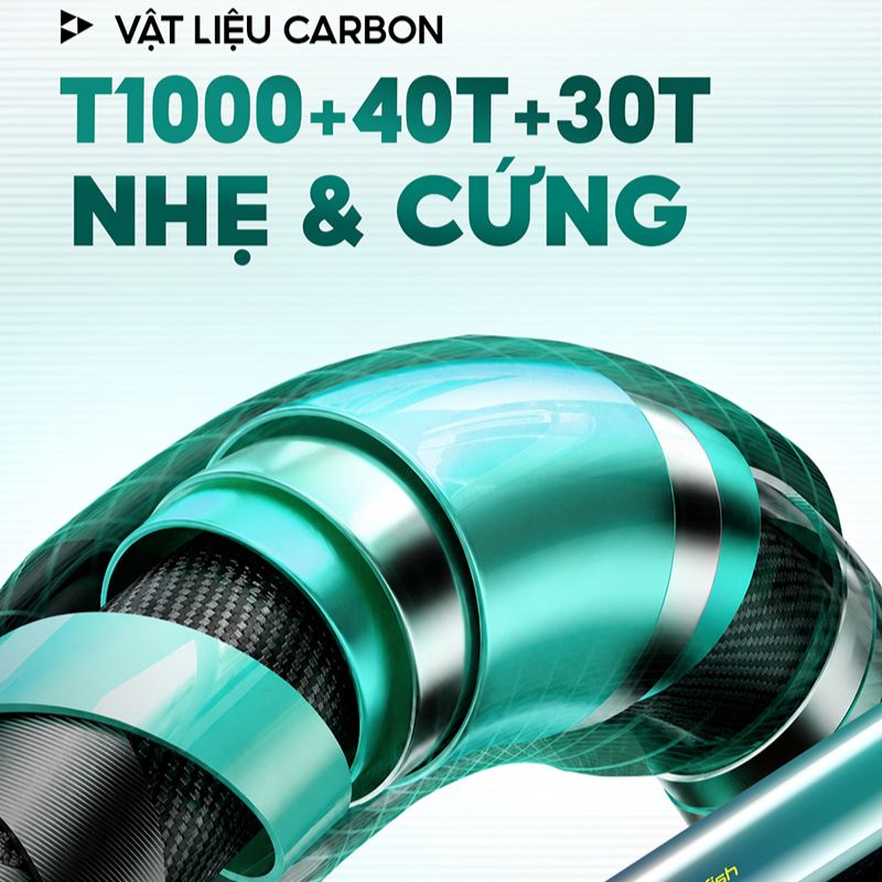 Cần câu V5 Plus Small Fish CC-55 chất liệu cao cấp