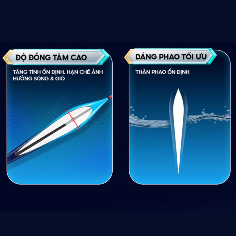 Phao PC-50 V5 Plus Rice Fishing ưu điểm