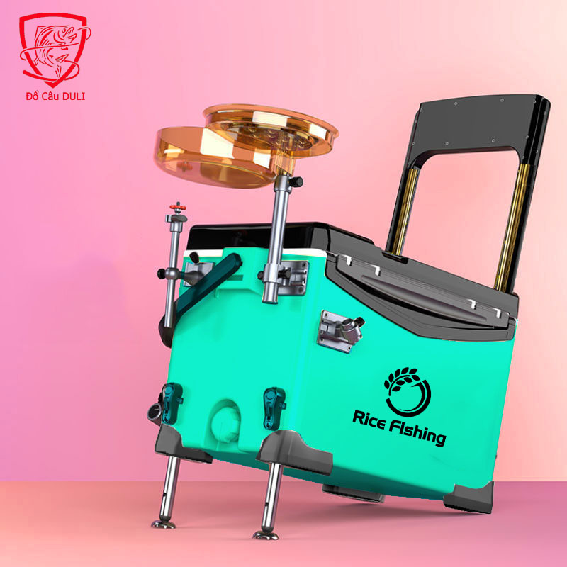 Thùng câu đài có tựa Rice Fishing KK-41