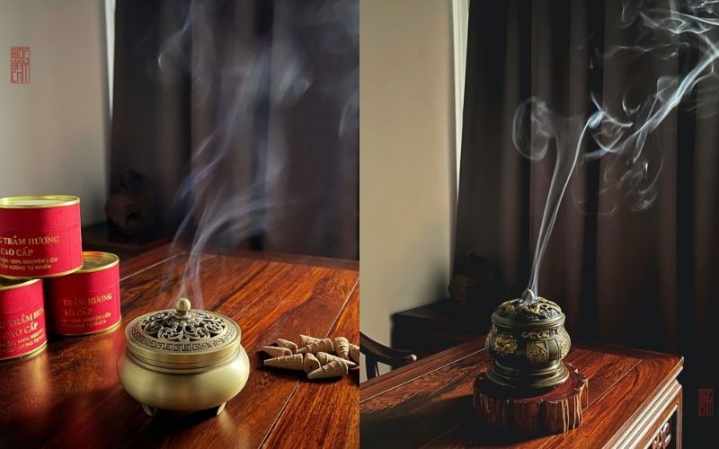 Trầm hương đốt là gì? 4 tác dụng từ việc đốt trầm hương