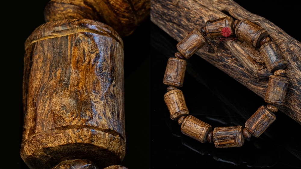 Nghệ Thuật Phối Vòng Trầm Đốt Trúc Cùng Đồng Hồ Kim Loại Cho Nam Giới Lịch Lãm