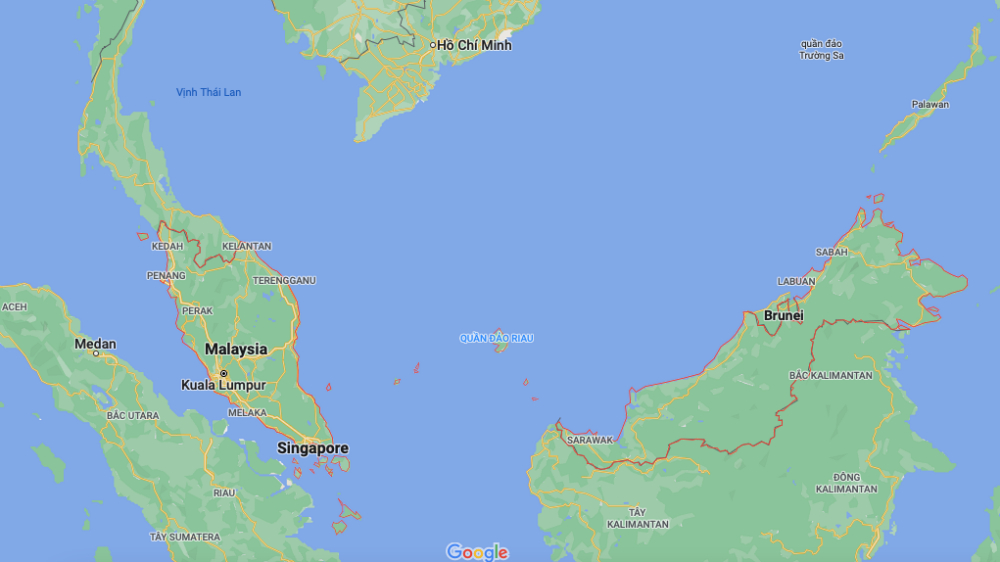 bản đồ địa lý nước Malaysia