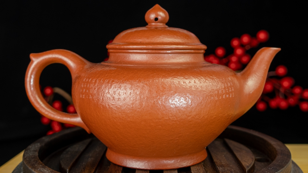 ấm tử sa đất cũ tiêu anh
