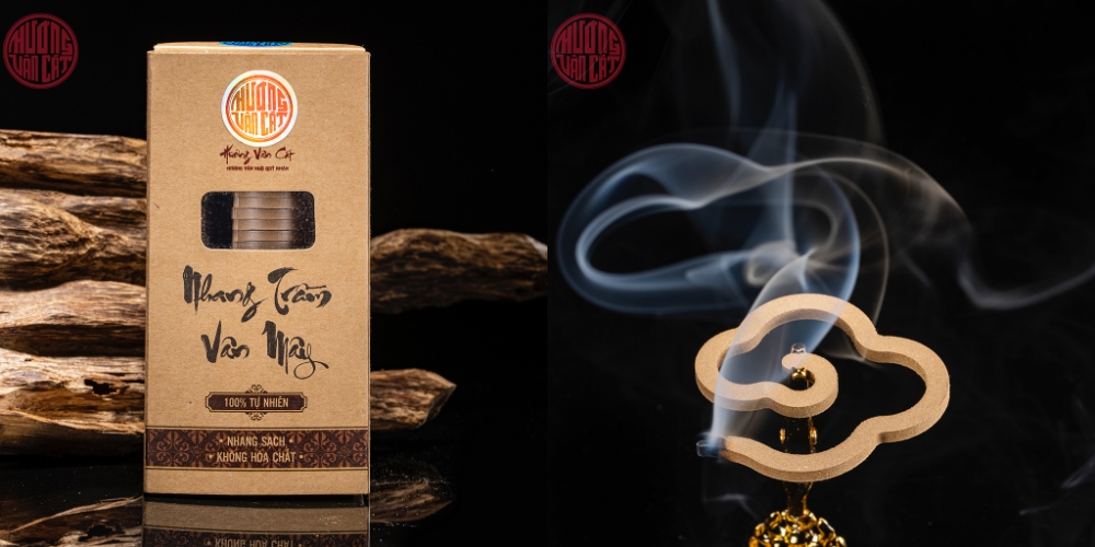 nhang mây trầm hương nguyên chất cao cấp
