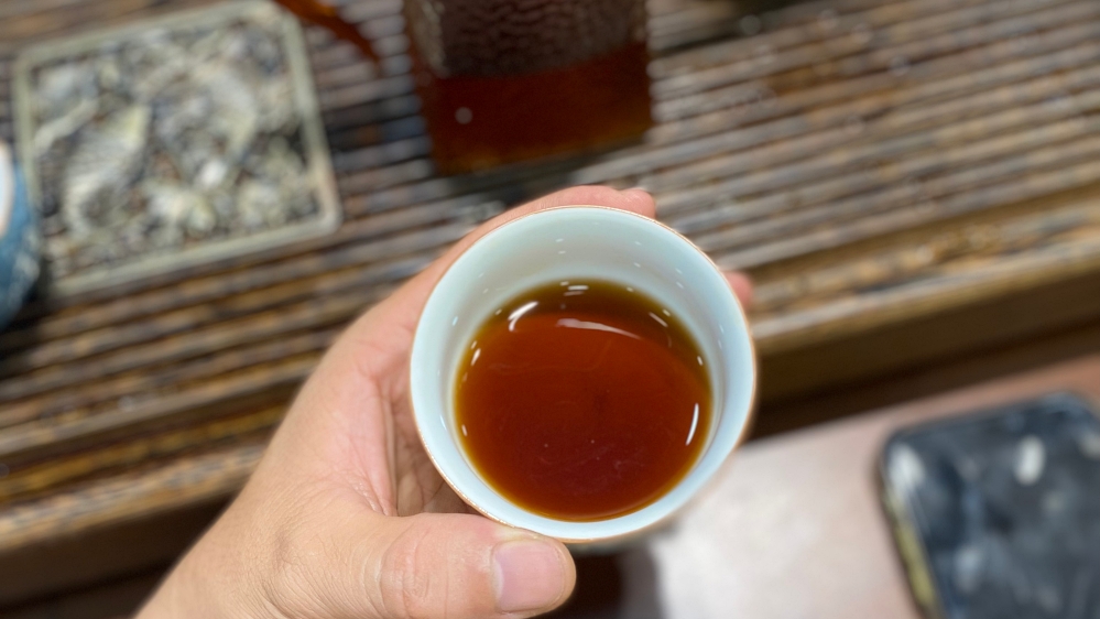 nước trà phổ nhĩ chín