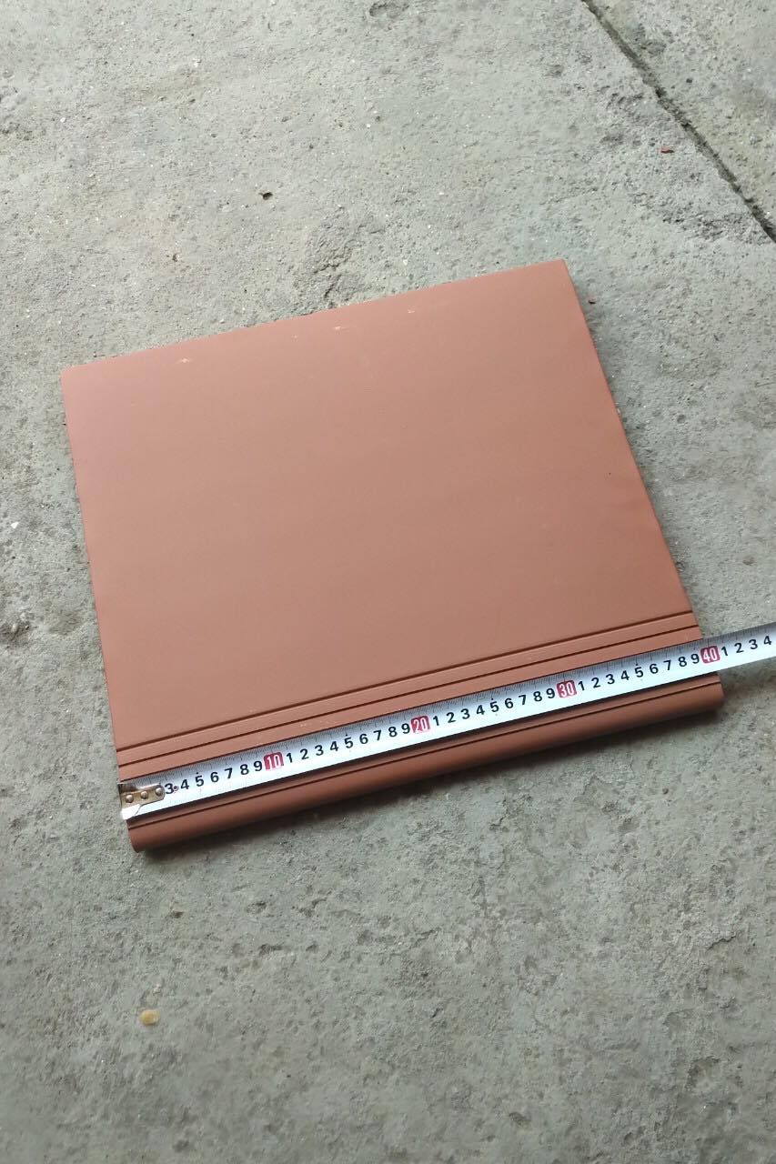 Gạch bậc thềm 40x36cm màu đỏ Gốm Đất Việt