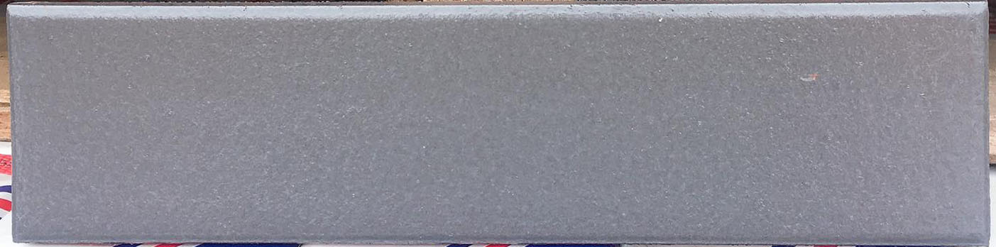 Gạch thẻ 6x24cm màu ghi tráng men Gốm Đất Việt