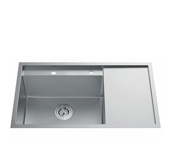 Chậu rửa bát đúc 1 hố có bàn Bancoot 1134R 83x48x23