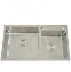 Chậu rửa bát hai hố inox Cielo CE8245L 82x45x23cm