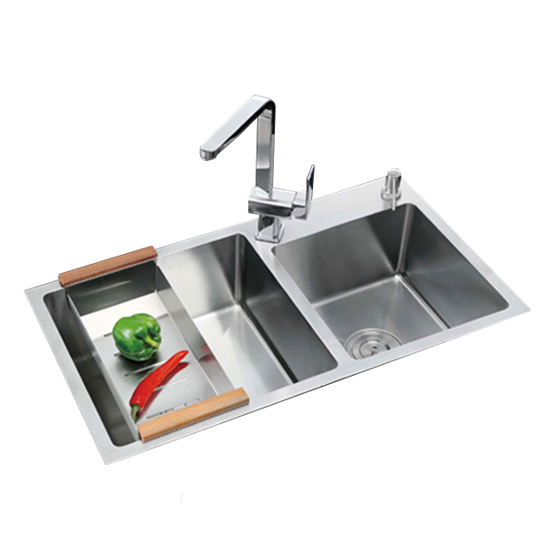 Chậu rửa bát NANOSI N-8545L 2 hố 85x45x22