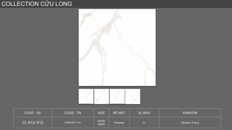 Gạch Viglacera 60x60 CLGP-612