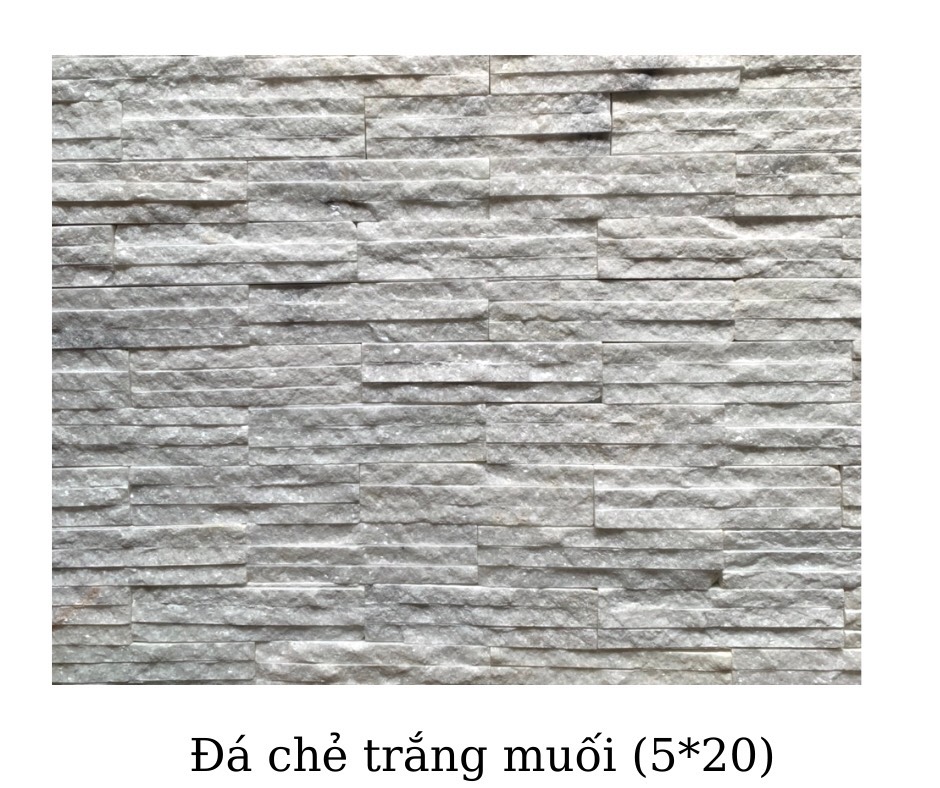 ĐÁ CHẺ TRẮNG MUỐI 5x20