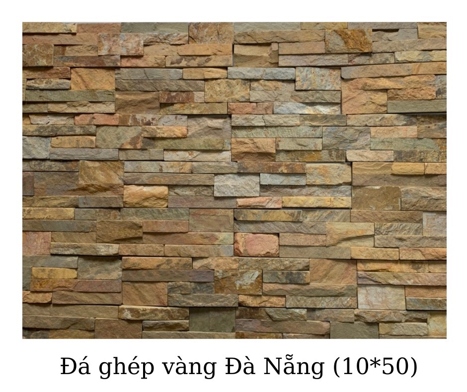 Đá ghép vàng Đà Nẵng 10x50