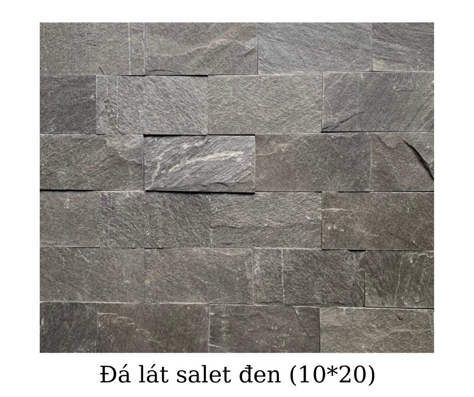 ĐÁ LÁT SALET ĐEN 10x20