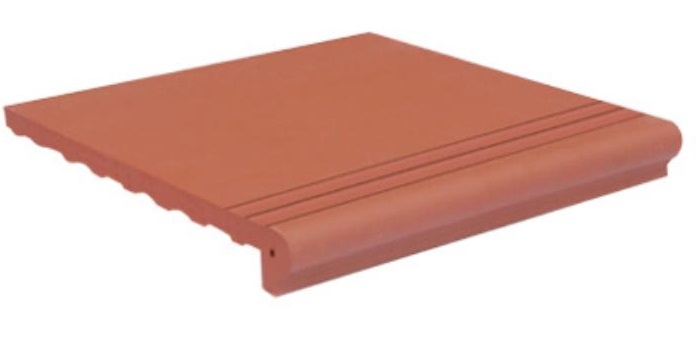 Gạch bậc thềm 40x36cm màu đỏ Gốm Đất Việt