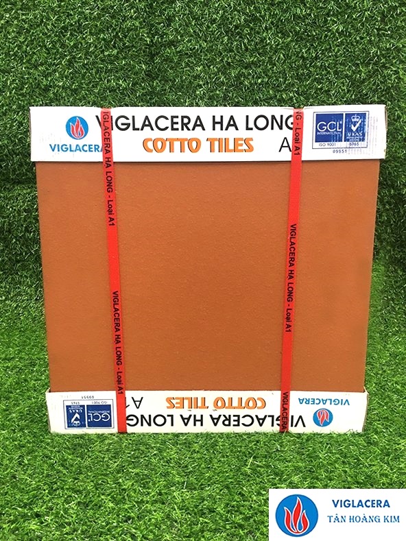 Gạch lát 50x50cm đỏ nhạt Viglacera Hạ Long