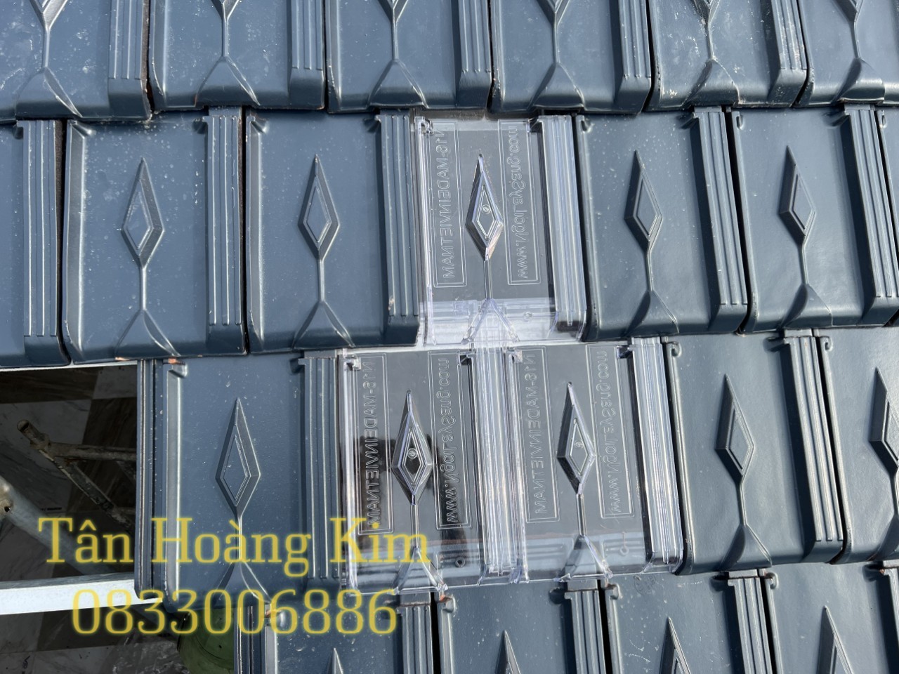 Ngói lấy sáng 16 viên/m2