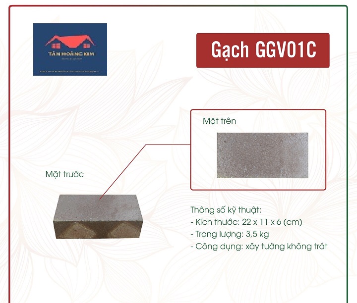 Gạch bát cổ KT 21,5x11cm