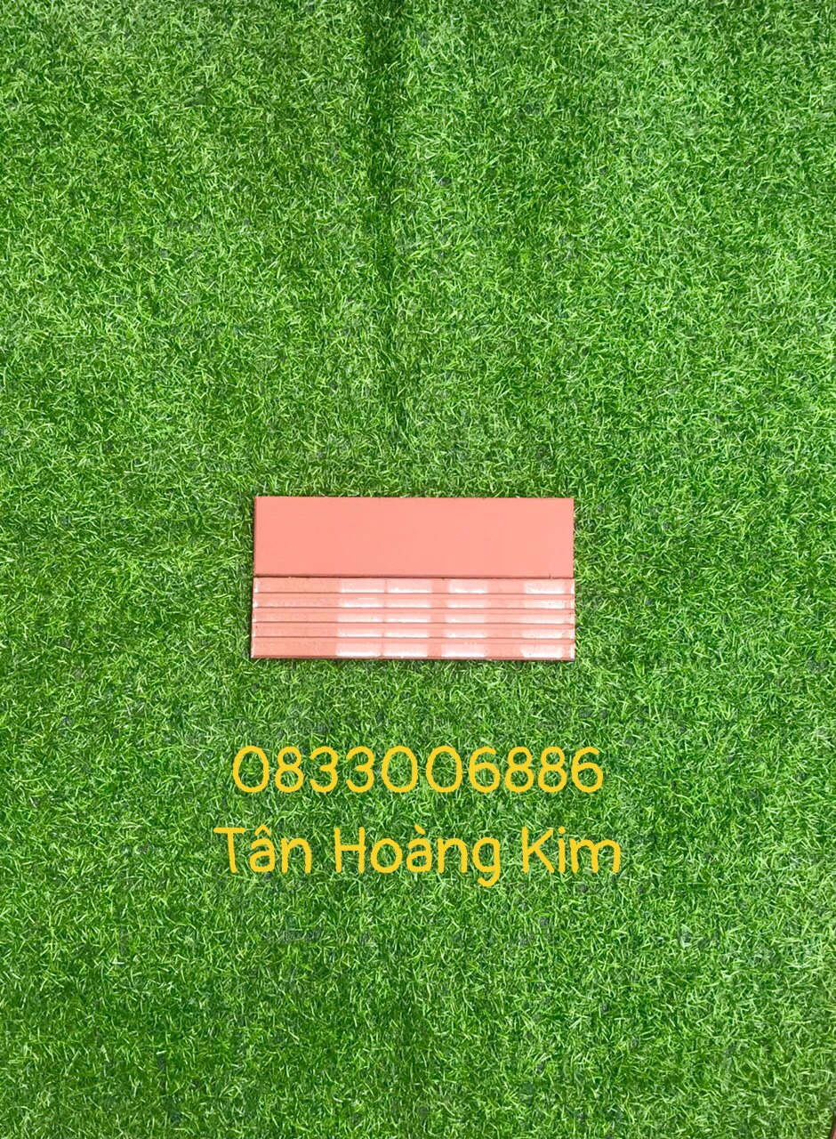 Gạch thẻ 6x24cm màu đỏ đậm Gốm Đất Việt