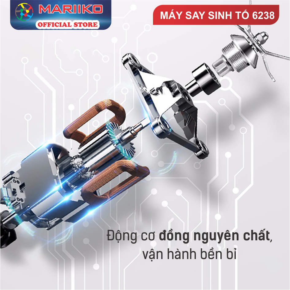 MÁY XAY SINH TỐ ĐA NĂNG MARIIKO 6238