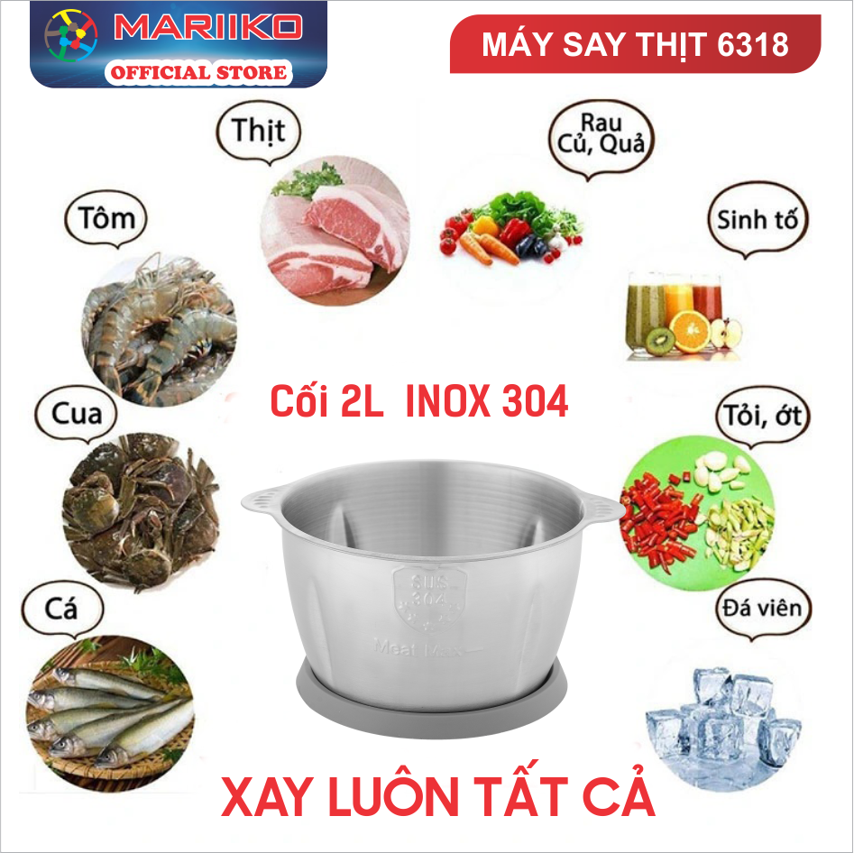 Máy xay thịt Mariiko 6138