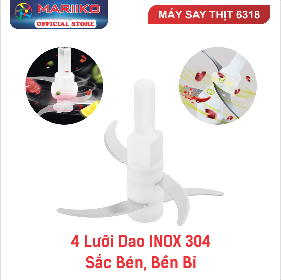 Máy xay thịt Mariiko 6138