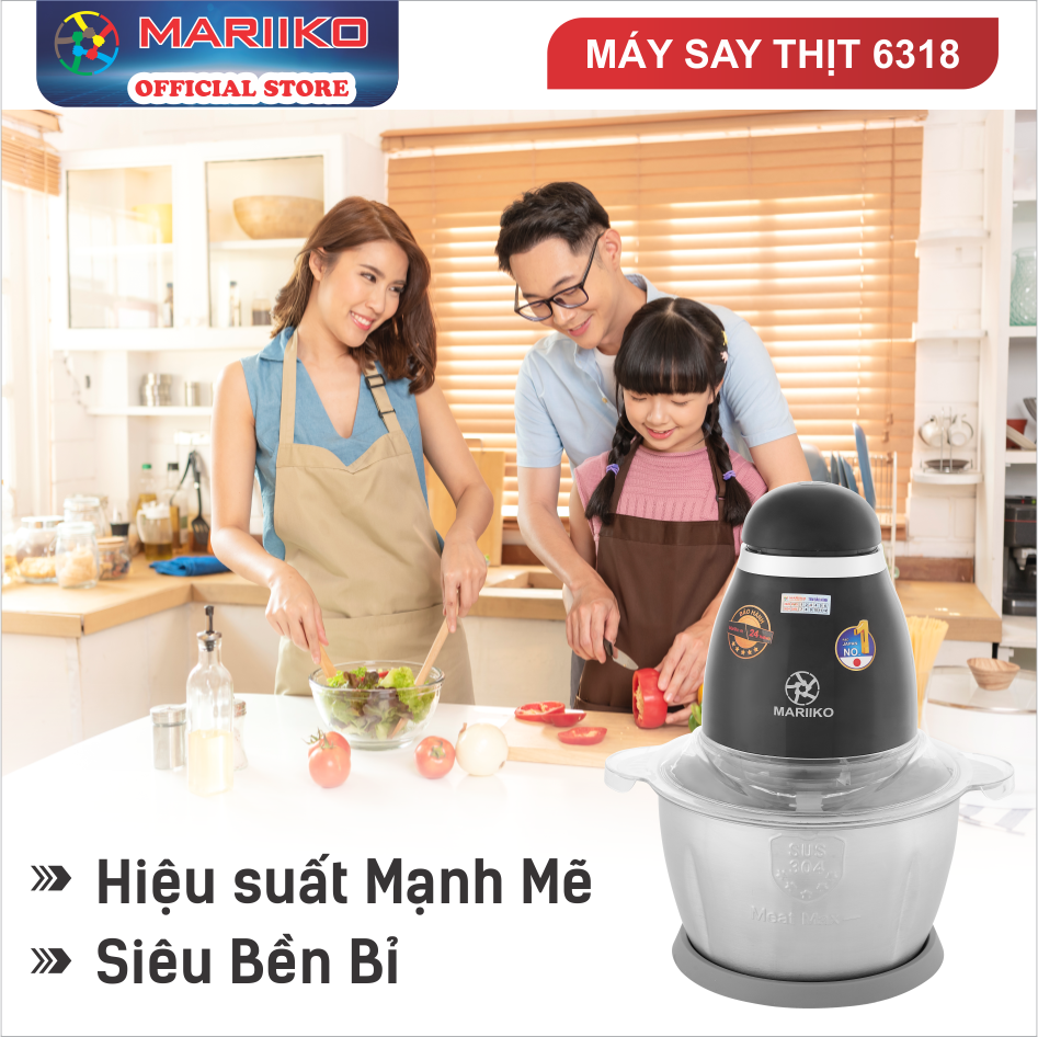 Máy xay thịt Mariiko 6138