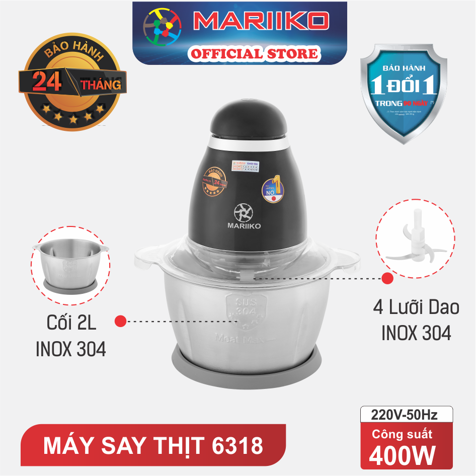 Máy xay thịt Mariiko 6138